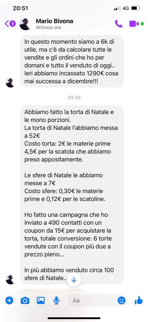 Testimonianza Lista Clienti Mario Bivona