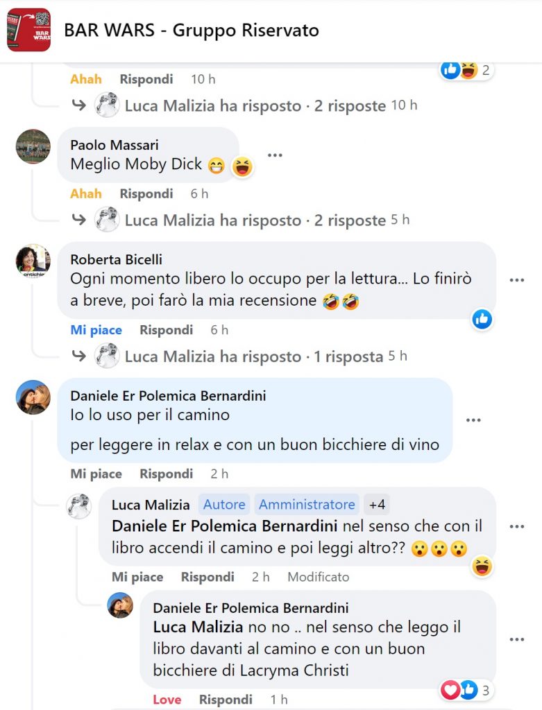 acquisto libro bar wars testimonianza